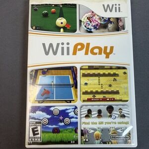 Wii Play Nintendo Wii Sports Game Disc, Case and Manual!